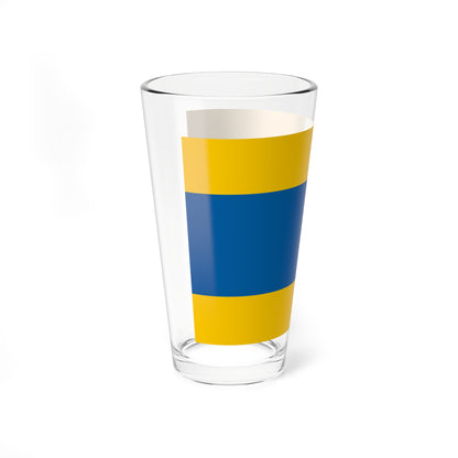 Flag of Koszeg 1941 (Hungary) Pint Glass 16oz