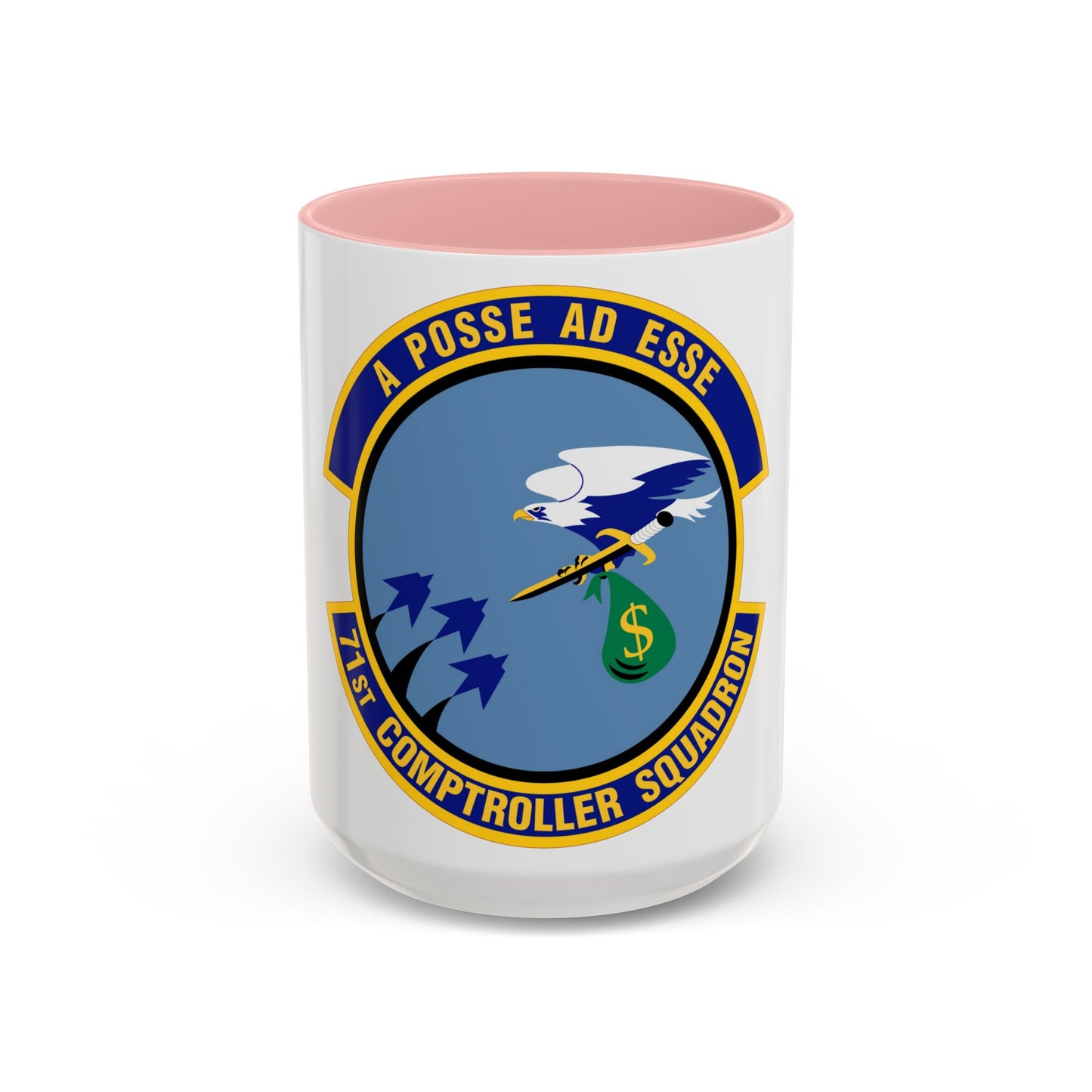 71st Comptroller Squadron (U.S. Air Force) Accent Coffee Mug