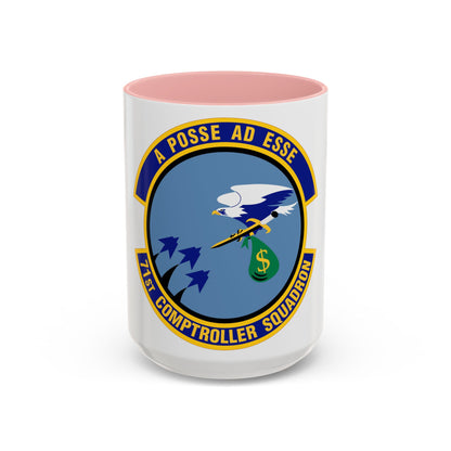 71st Comptroller Squadron (U.S. Air Force) Accent Coffee Mug