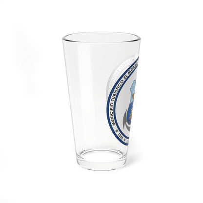 Escudo del Municipio Diego Bautista Urbaneja (Venezuela) (Coat of Arms) Pint Glass 16oz