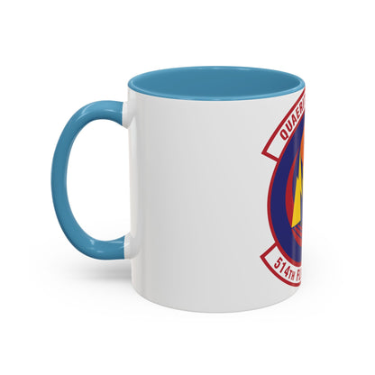 514th Flight Test Squadron (U.S. Air Force) Accent Coffee Mug