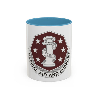 168 Medical Battalion (U.S. Army) Accent Coffee Mug