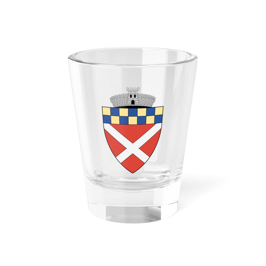 Coa Romania Town Bácsi (Oman) (Coat of Arms) Shot Glass 1.5oz