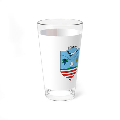 Flag of Ocseny (Hungary) Pint Glass 16oz