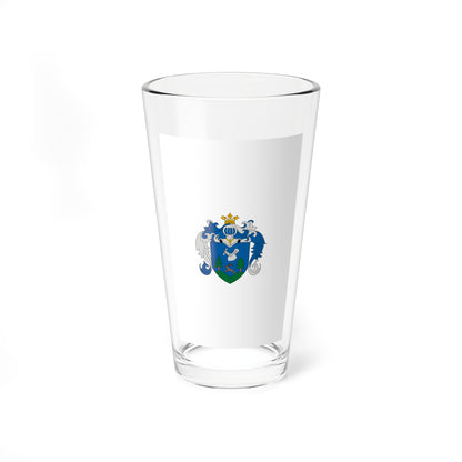 Flag of Diosjeno vertical (Hungary) Pint Glass 16oz