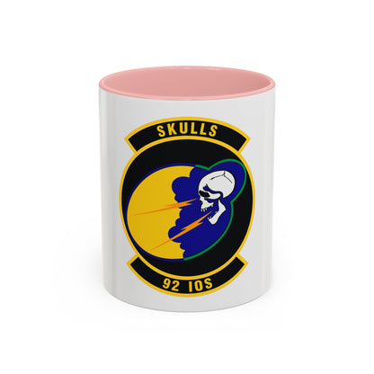 92 Information Operations Squadron ACC (U.S. Air Force) Accent Coffee Mug