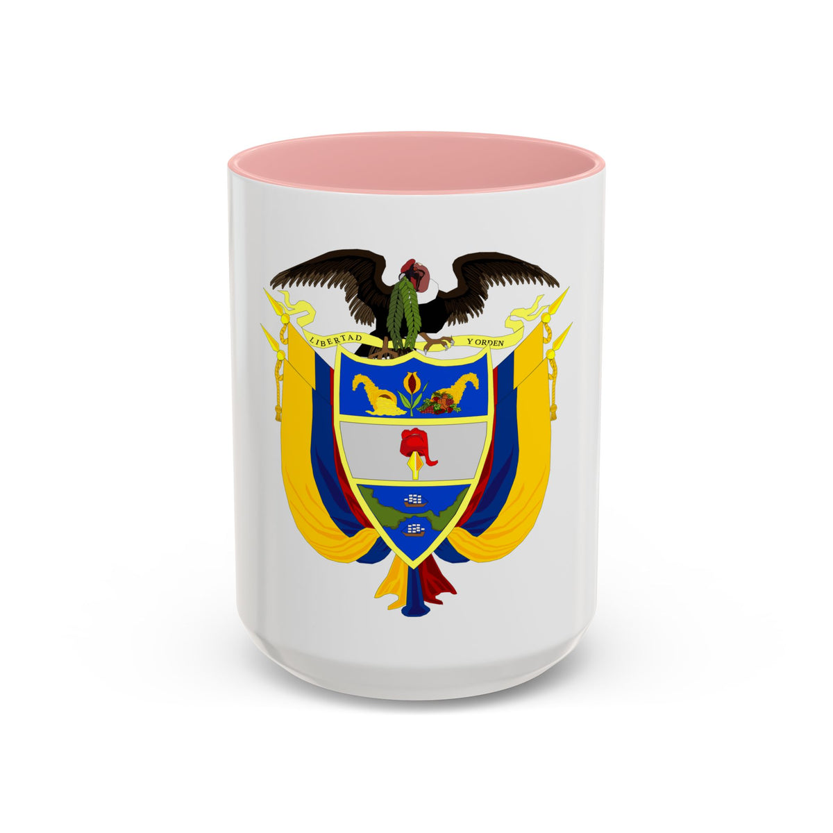 Coat of arms of Colombia 3 - Accent Coffee Mug