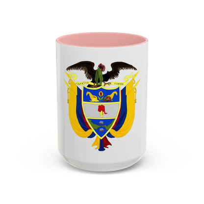 Coat of arms of Colombia 3 - Accent Coffee Mug