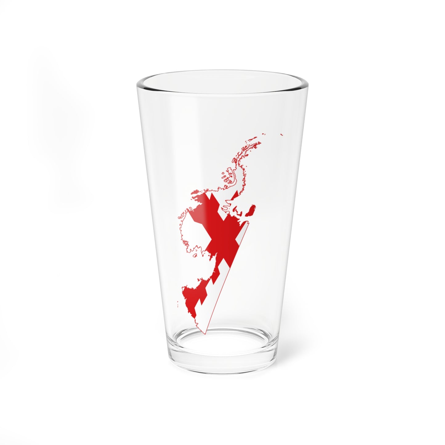 Flag map of Terra Australis Spain (Spain) Pint Glass 16oz