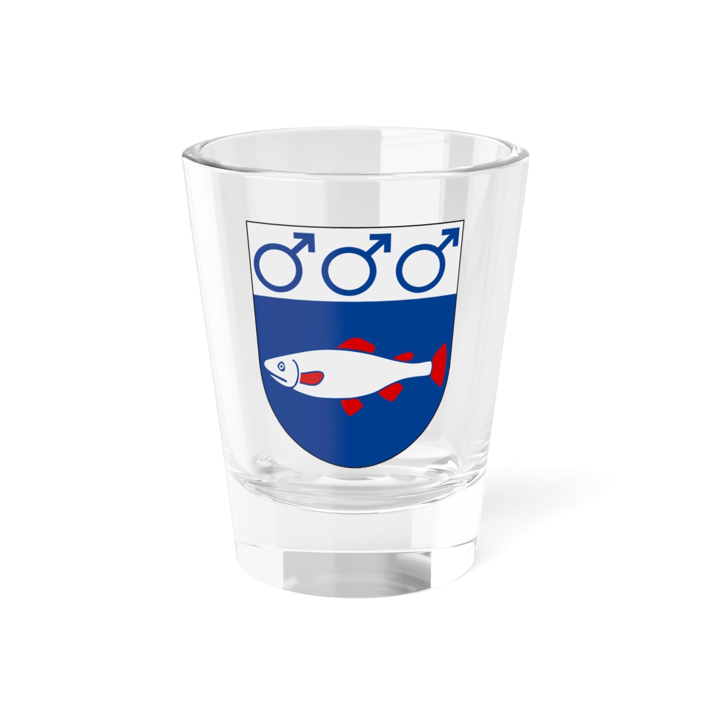 Häverö vapen (Sweden) (Coat of Arms) Shot Glass 1.5oz