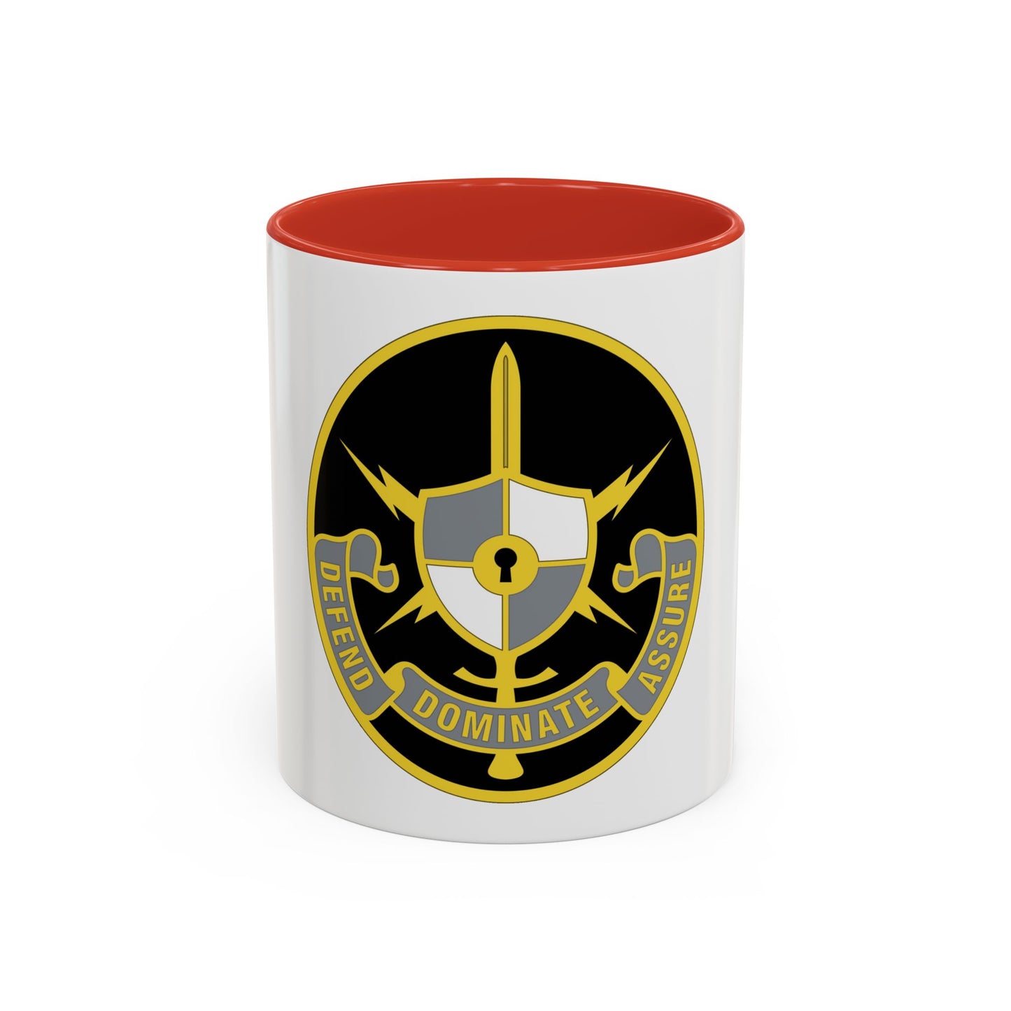United States Cyber School 2 (U.S. Army) Accent Coffee Mug