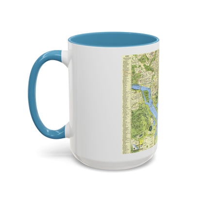 USA - Washington, Tourist (1964) (Map) Accent Coffee Mug