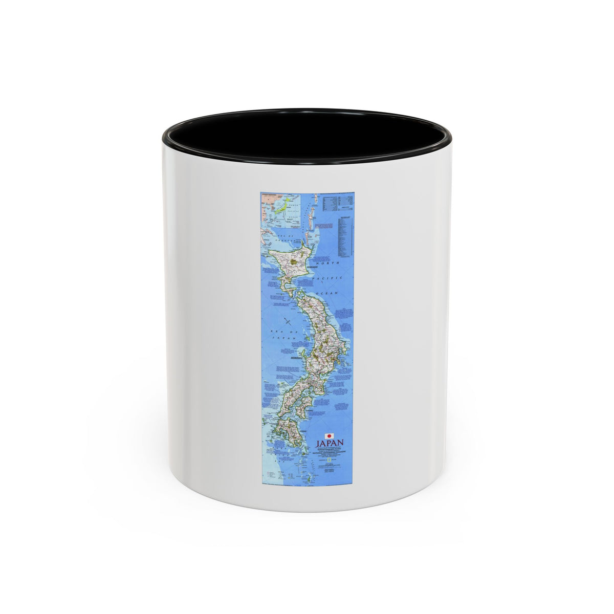 Japan (1984) (Map) Accent Coffee Mug