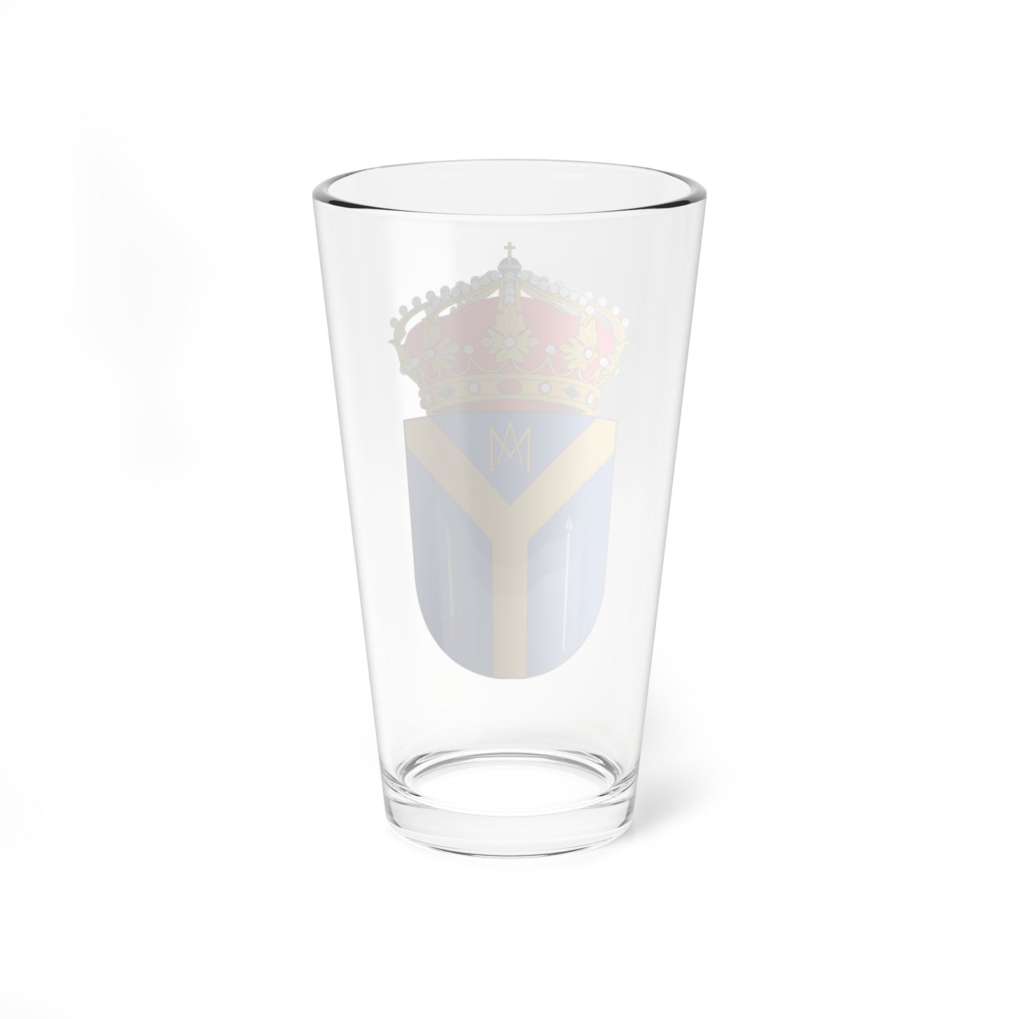 Escudo de Almonacid de la Cuba (Spain) (Coat of Arms) Pint Glass 16oz
