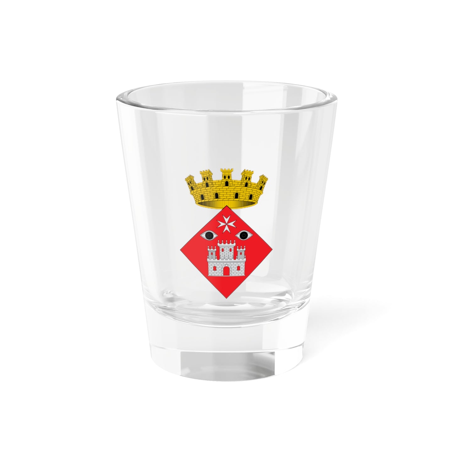 Escudo de Ulldecona (Spain) (Coat of Arms) Shot Glass 1.5oz
