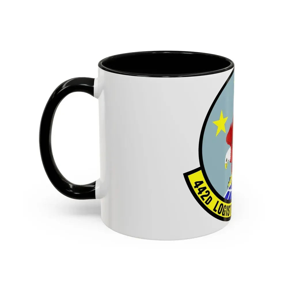 442d Logistics Support Squadron (U.S. Air Force) Accent Coffee Mug - Go Mug Yourself