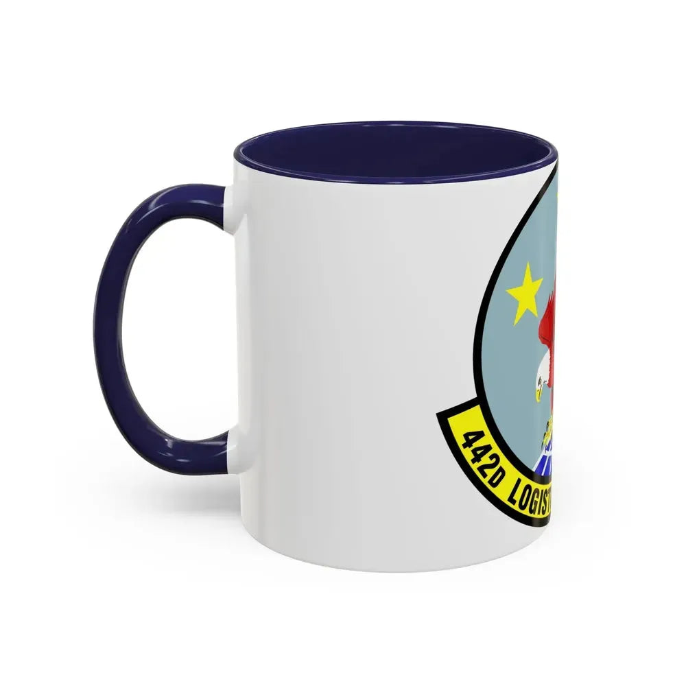 442d Logistics Support Squadron (U.S. Air Force) Accent Coffee Mug - Go Mug Yourself