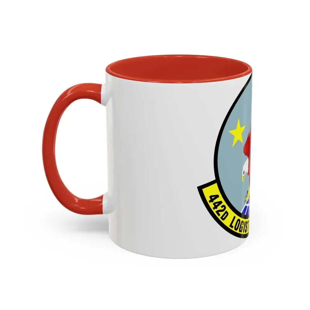 442d Logistics Support Squadron (U.S. Air Force) Accent Coffee Mug - Go Mug Yourself