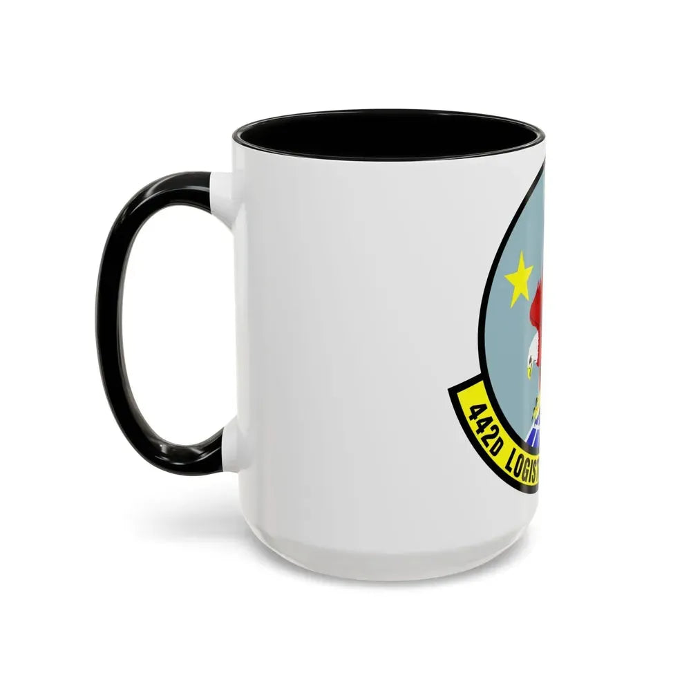 442d Logistics Support Squadron (U.S. Air Force) Accent Coffee Mug - Go Mug Yourself