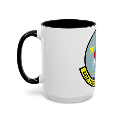 442d Logistics Support Squadron (U.S. Air Force) Accent Coffee Mug - Go Mug Yourself