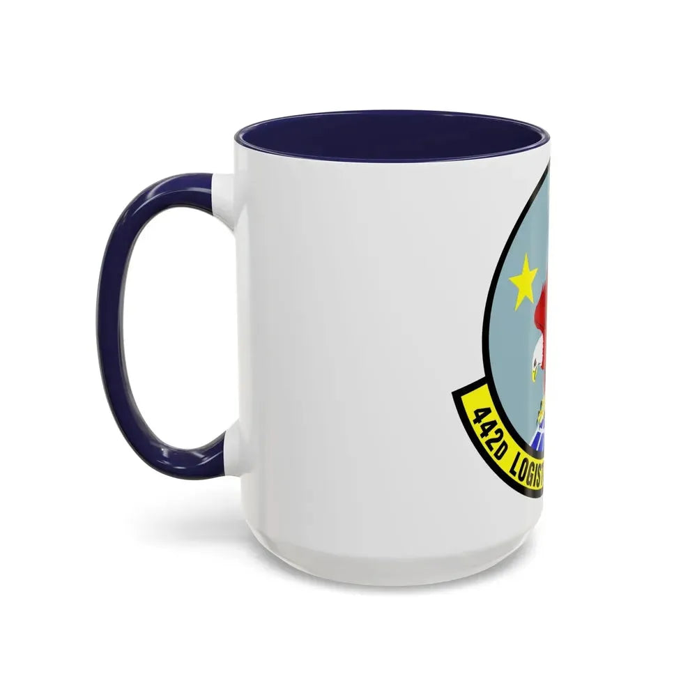 442d Logistics Support Squadron (U.S. Air Force) Accent Coffee Mug - Go Mug Yourself