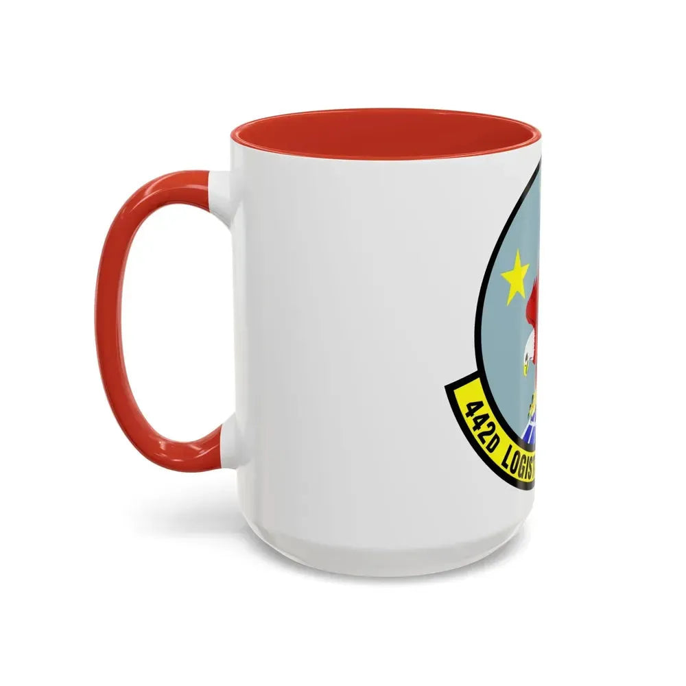 442d Logistics Support Squadron (U.S. Air Force) Accent Coffee Mug - Go Mug Yourself