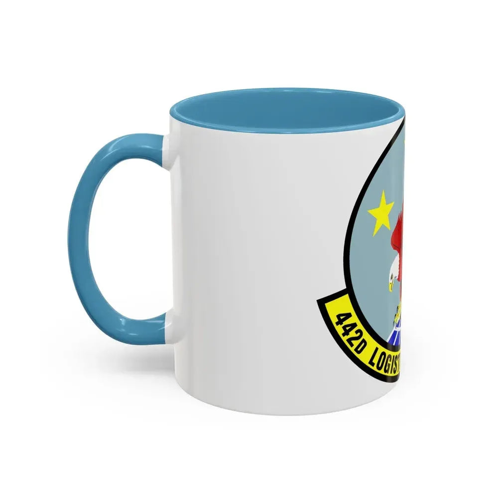 442d Logistics Support Squadron (U.S. Air Force) Accent Coffee Mug - Go Mug Yourself