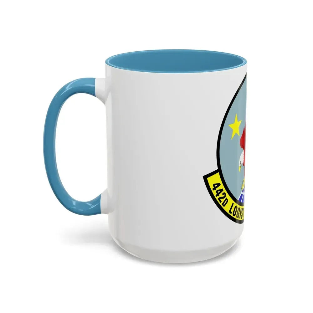 442d Logistics Support Squadron (U.S. Air Force) Accent Coffee Mug - Go Mug Yourself