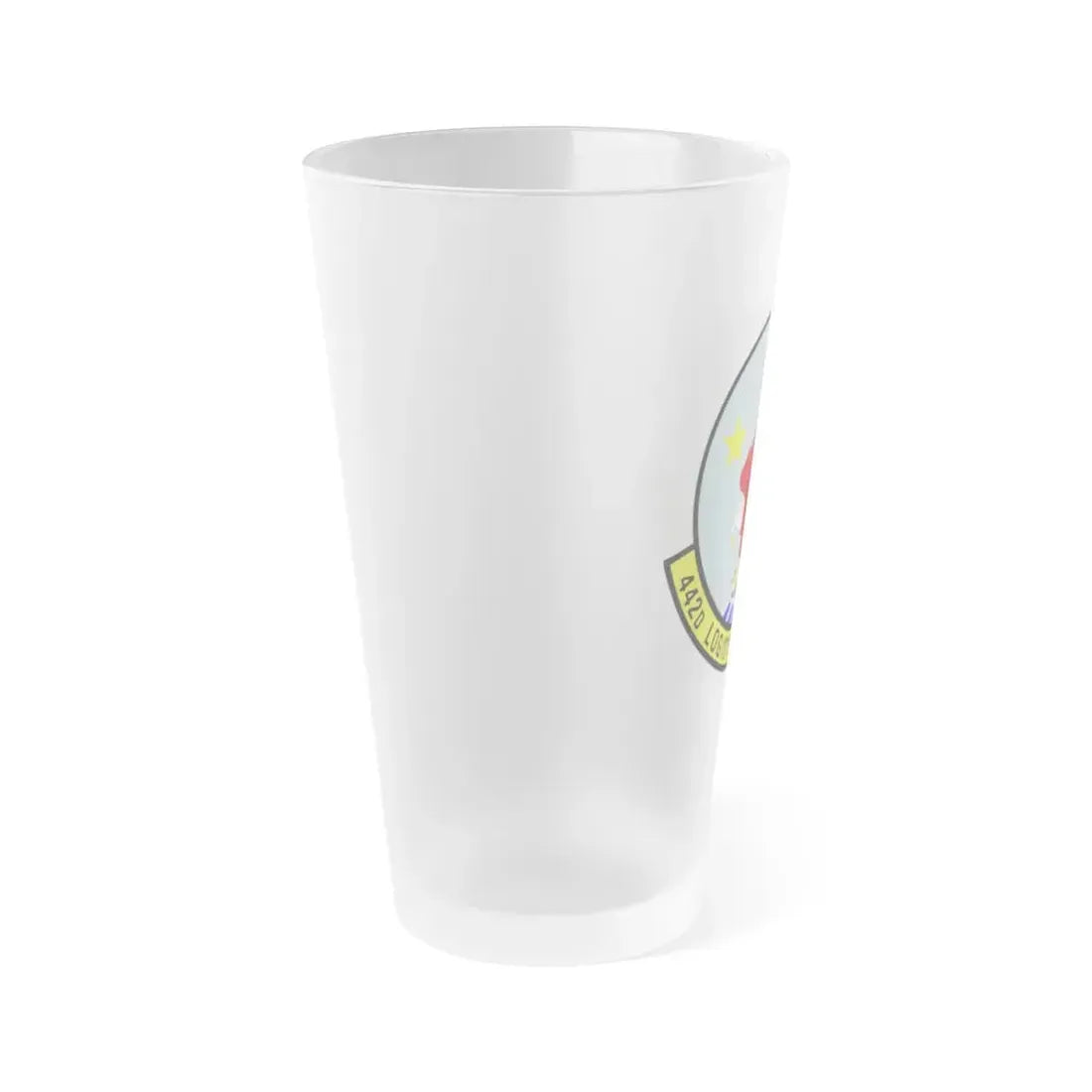 442d Logistics Support Squadron (U.S. Air Force) Frosted Pint Glass 16oz - Go Mug Yourself