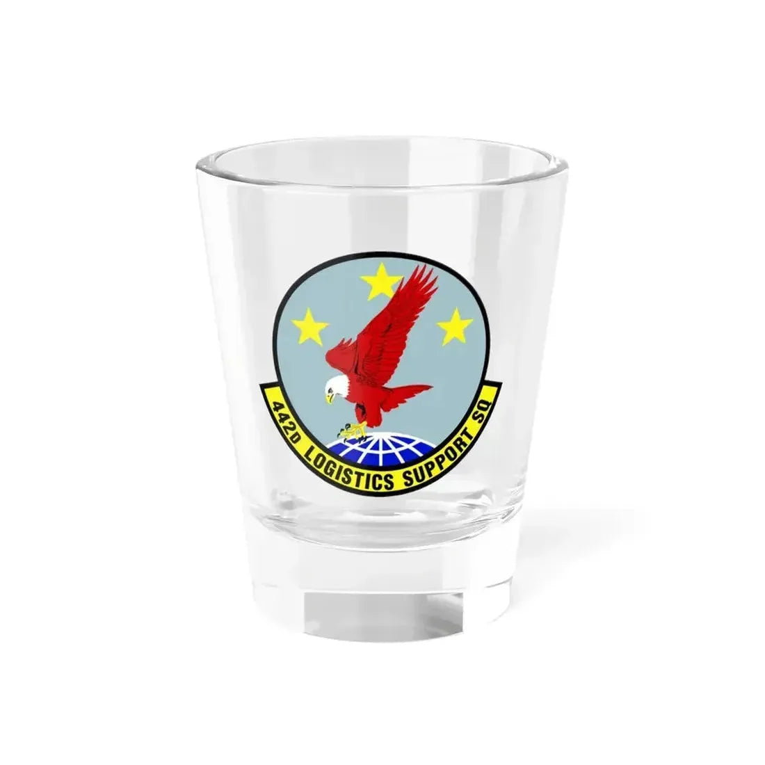 442d Logistics Support Squadron (U.S. Air Force) Shot Glass 1.5oz 1.5oz - Go Mug Yourself