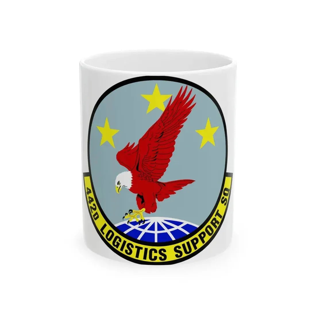 442d Logistics Support Squadron (U.S. Air Force) White Coffee Mug 11oz - Go Mug Yourself