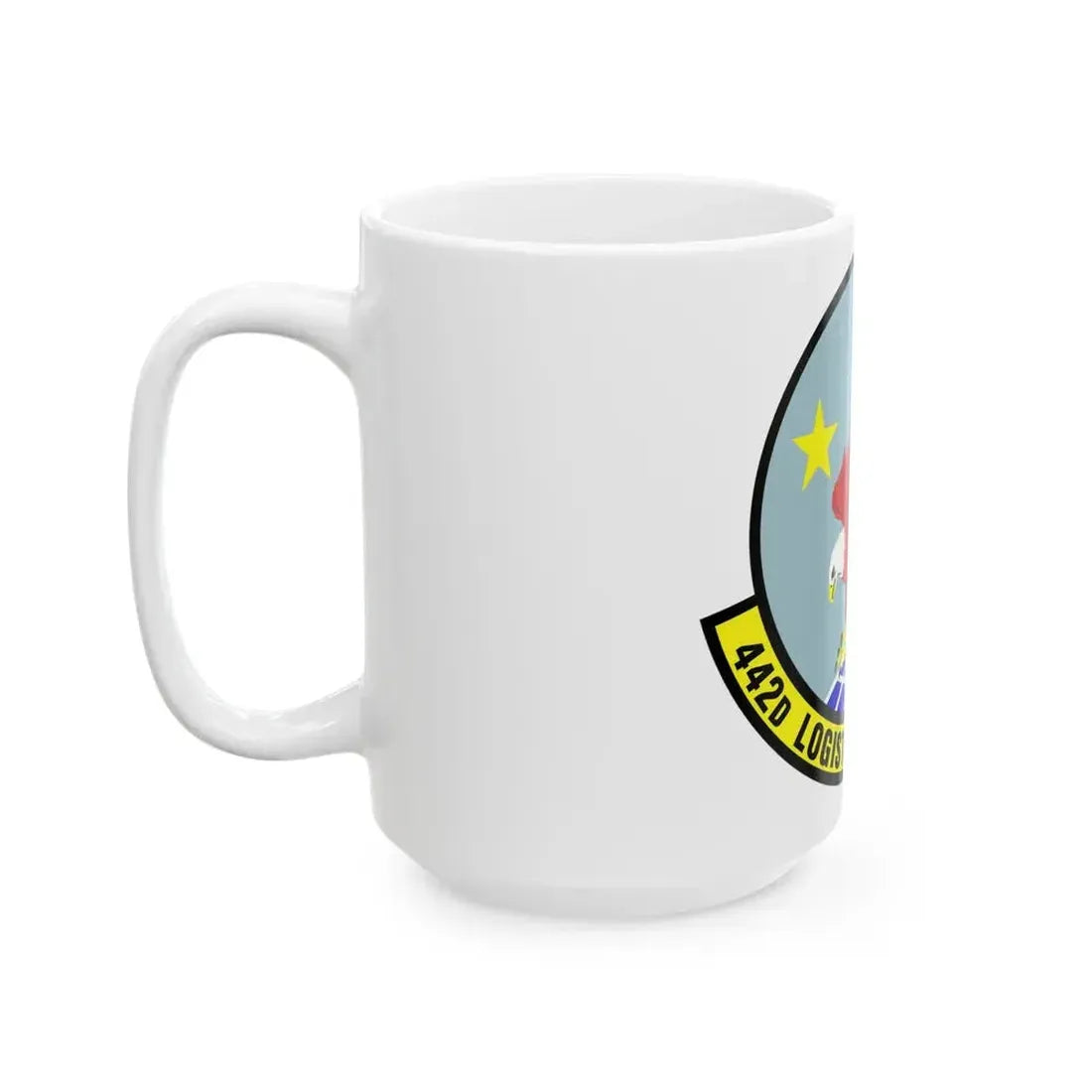 442d Logistics Support Squadron (U.S. Air Force) White Coffee Mug - Go Mug Yourself