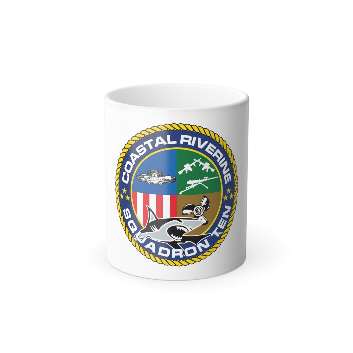 Coastal Riverine Squadron 10 (U.S. Navy) Color Changing Mug 11oz
