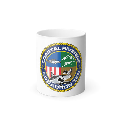 Coastal Riverine Squadron 10 (U.S. Navy) Color Changing Mug 11oz