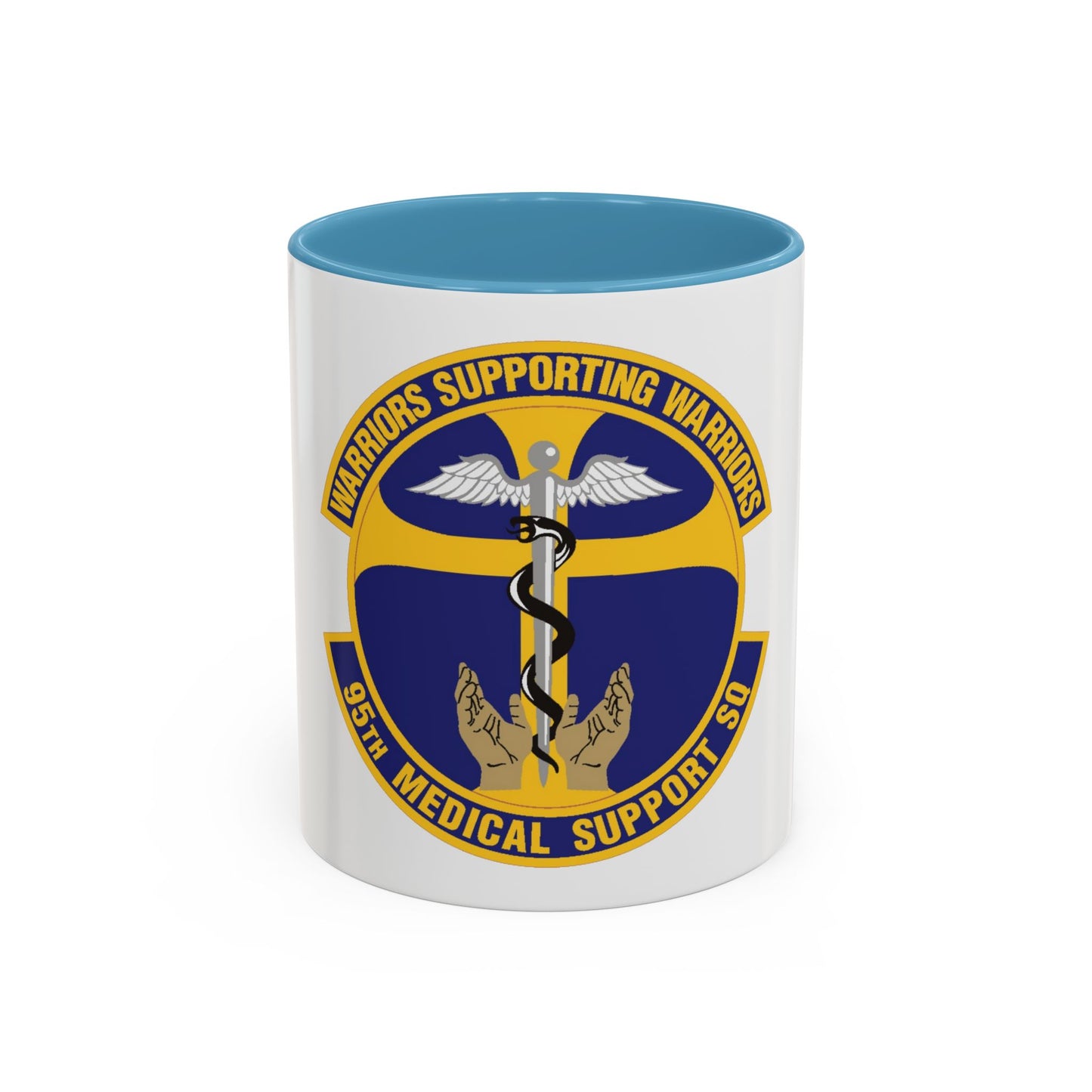 95th Medical Support Squadron (U.S. Air Force) Accent Coffee Mug