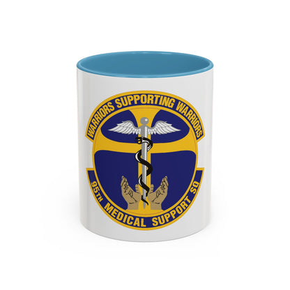 95th Medical Support Squadron (U.S. Air Force) Accent Coffee Mug