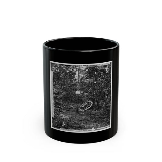 Atlanta, Georgia (Vicinity). Spot In Woods Where Gen. James B. Mcpherson Was Killed, July 22, 1864-2 (U.S. Civil War) Black Coffee Mug