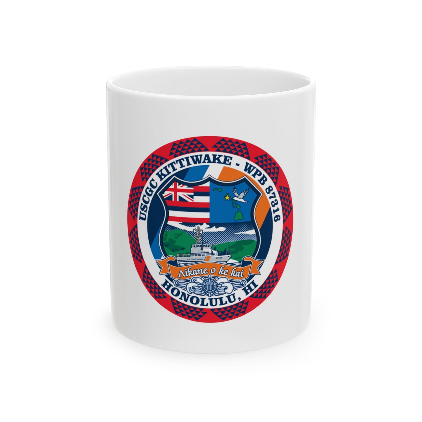 USCGC Kittiwake WPB 87316 (U.S. Coast Guard) White Coffee Mug