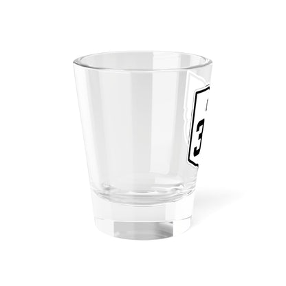 OH-386 1927 (Ohio) (Road Sign) Shot Glass 1.5oz