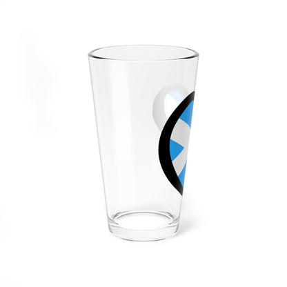 EuroScotlandAnterior sky blue (Scotland) Pint Glass 16oz