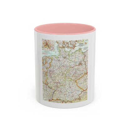 Germany (1959) (Map) Accent Coffee Mug