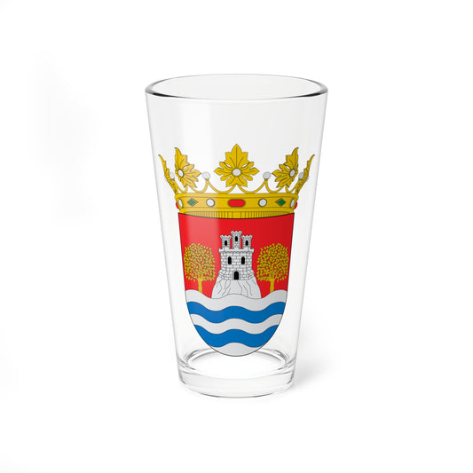 Escudo de Monesma y Cajigar (Spain) (Coat of Arms) Pint Glass 16oz