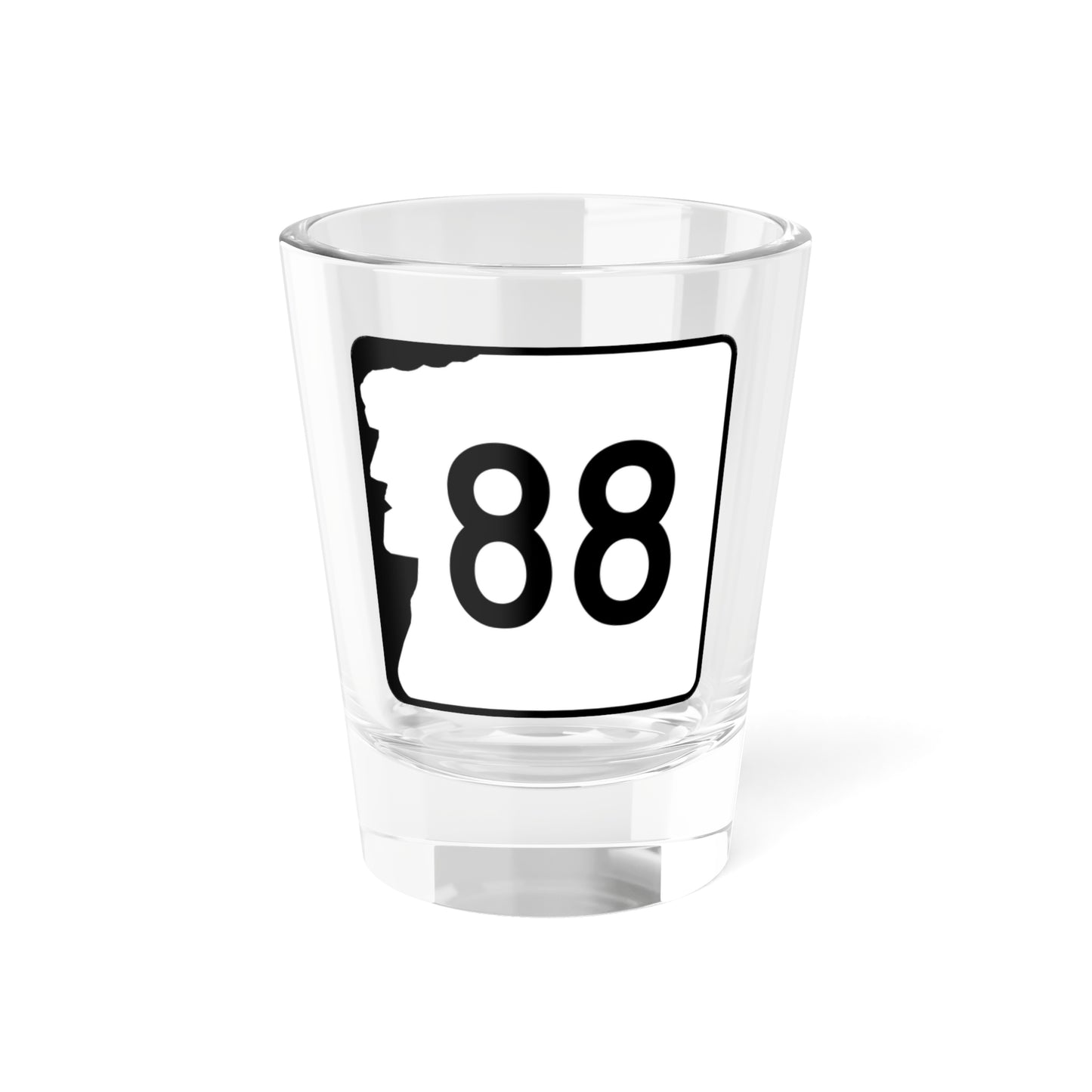 NH Route 88 (New Hampshire) (Road Sign) Shot Glass 1.5oz