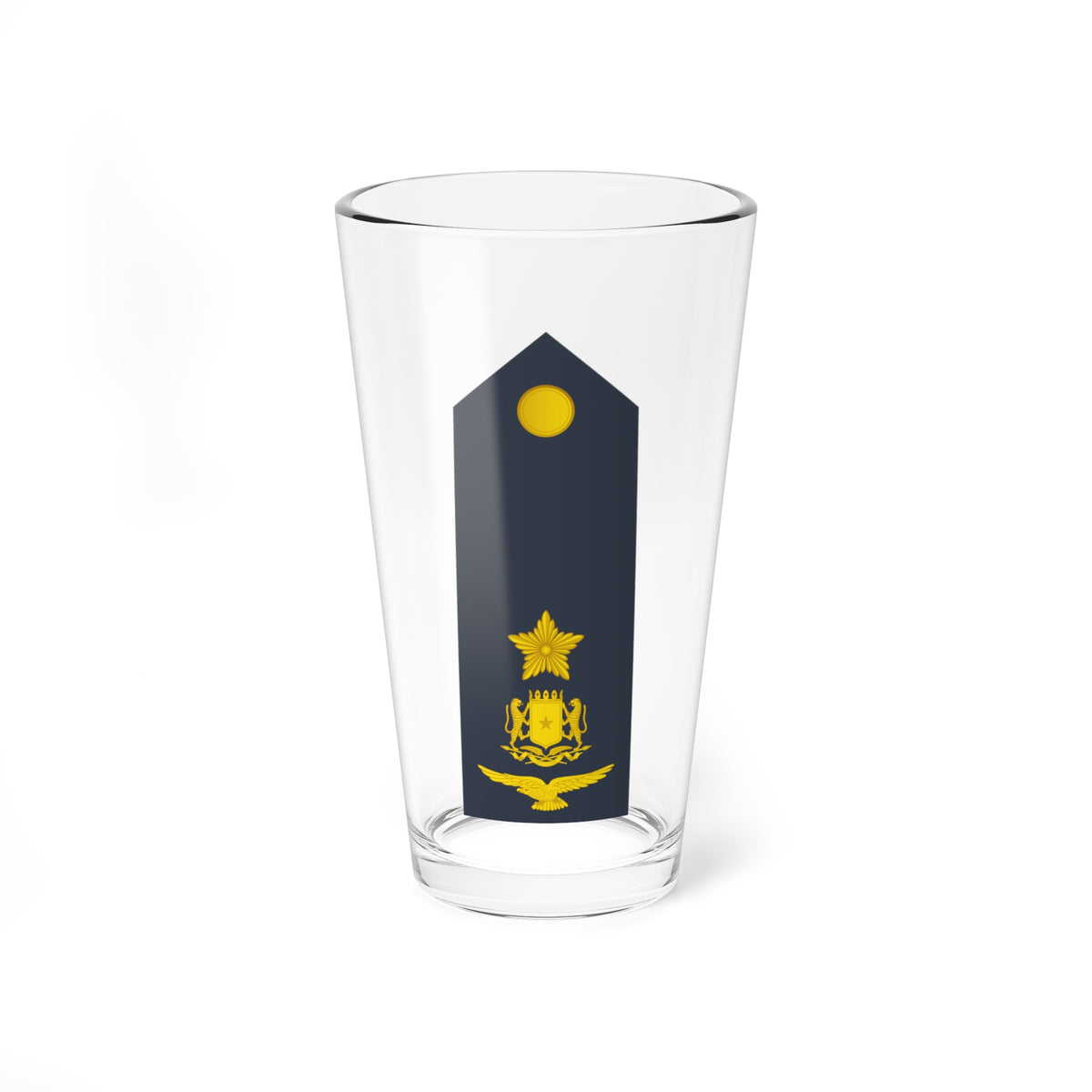12 Somali Air Force LTC (Mali) (Military Rank) Pint Glass 16oz