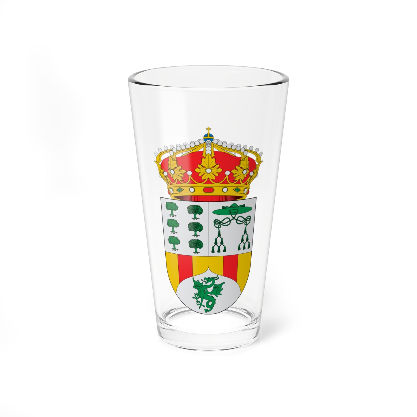 Escudo de Aldearrodrigo (Spain) (Coat of Arms) Pint Glass 16oz