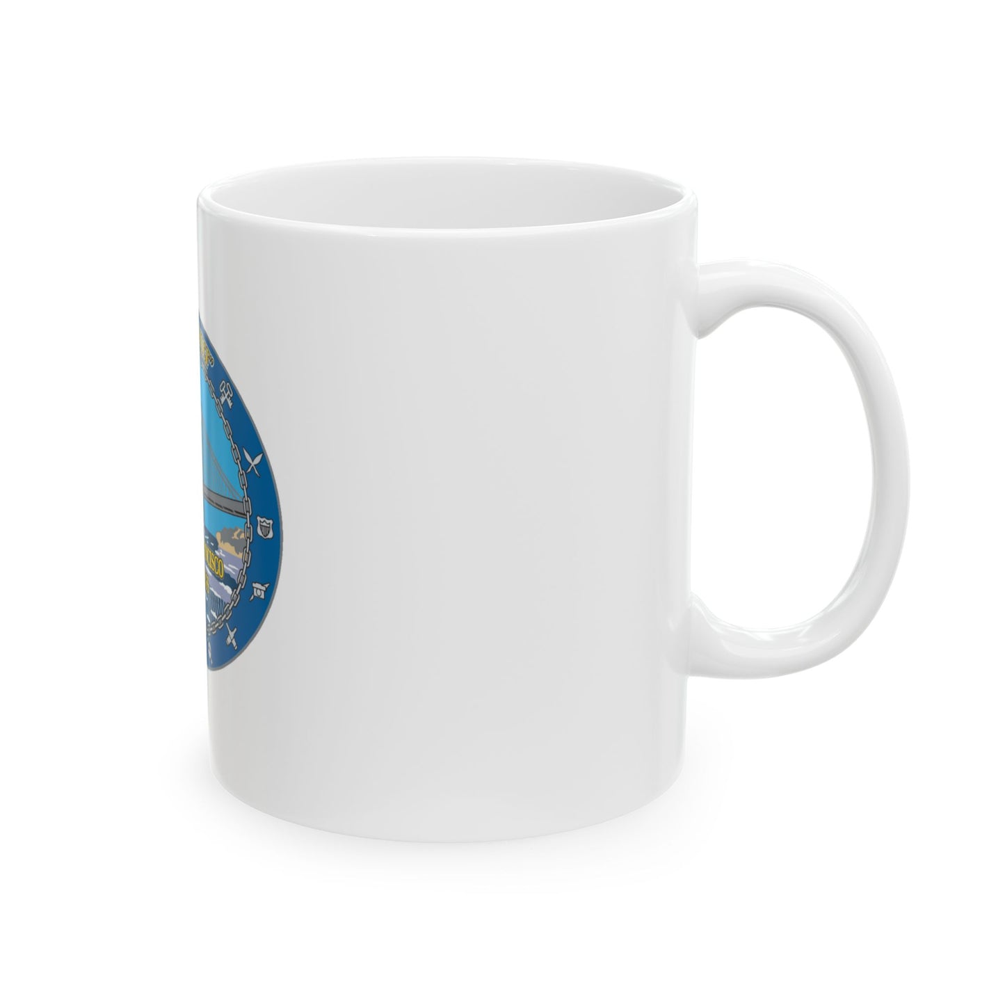 USCGS San Francisco Ask The Chief (U.S. Coast Guard) White Coffee Mug
