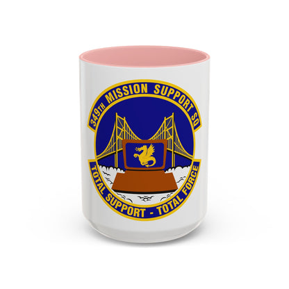 349th Mission Support Squadron (U.S. Air Force) Accent Coffee Mug