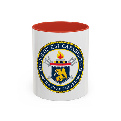 CG 761 Office of C5I Capabilities (U.S. Coast Guard) Accent Coffee Mug