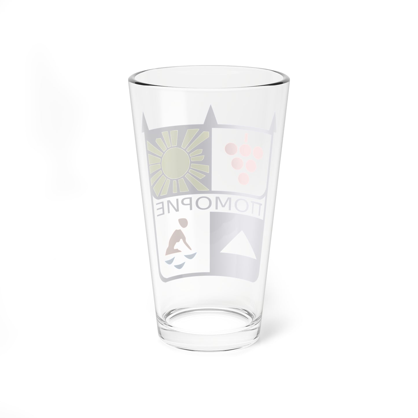 Coat of Pomorie BG (Bulgaria) (Coat of Arms) Pint Glass 16oz
