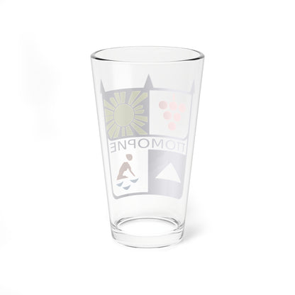 Coat of Pomorie BG (Bulgaria) (Coat of Arms) Pint Glass 16oz